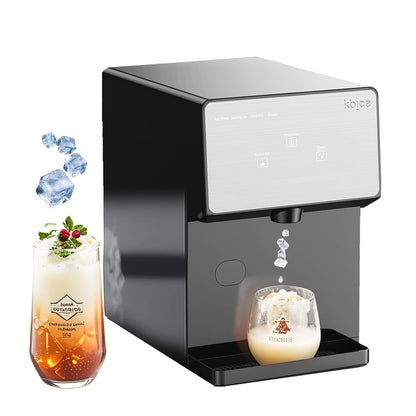 Limited-Quantity Anniversary Deal：Countertop Nugget Ice Maker with Chewable Soft Ice, 35lbs/24Hrs | High Capacity,Self-Cleaning&Automatic Dispensing,Quiet 45dB